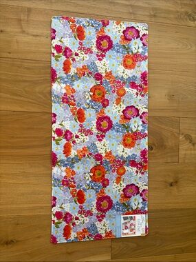 Large desk pad floral design 15.5” x35”